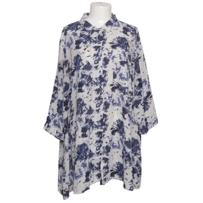 Chemise (Bleu, Blanc) de Janina Curved Polyester