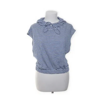 Kortärmad huvtröja (Blå, Vit) från Promod