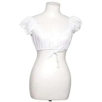Dirndlblus (Vit) från Almenrausch Bomull, Polyester