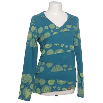 Sweat à capuche (Bleu, Vert) de Chapati Design Coton biologique