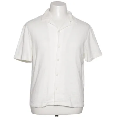 Chemise à manches courtes (Blanc) de H&M Coton, Polyester