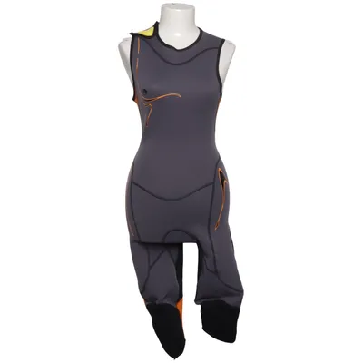 Wetsuit (Gray, Black, Orange) from Oxylane Polyamide