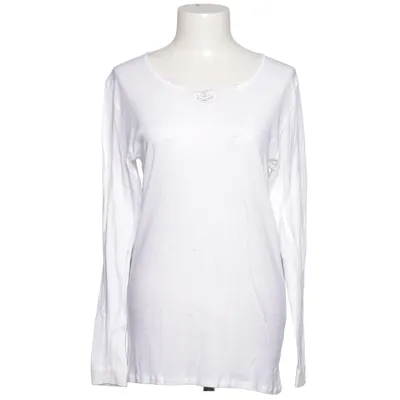 Långärmad t-shirt (Vit) från Huber Bomull
