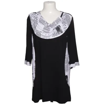 Tunic (Black, White) from Leins' Elastane, Viscose