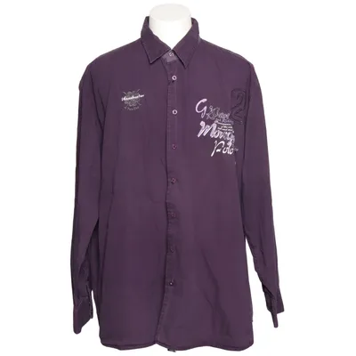 Button down shirt (Purple) from Kitaro Cotton