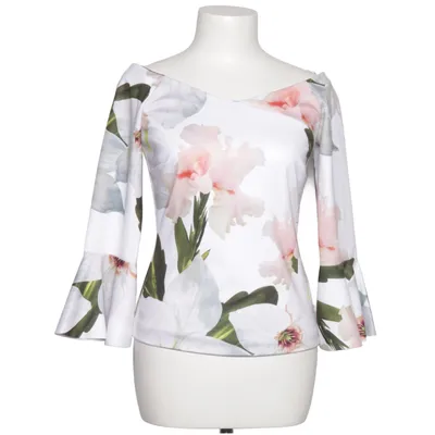Bluse (Hvid, Flerfarvet) fra Ted Baker Elastan, Polyester