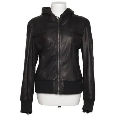 Leather jacket (Black) from SB Leather, Polyester