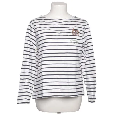 Long sleeve T-shirt (White, Blue) from Sugarhill Boutique Cotton