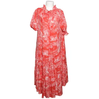 Robe (Rouge, Blanc) de Manuela Fumagalli Élasthane, Soie