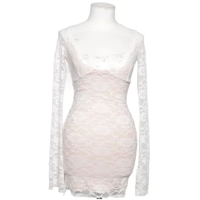 Klänning (Vit, Beige) från Ego Elastan, Polyester