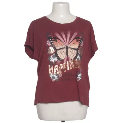 T-shirt (Rood) van Gina Katoen, Viscose