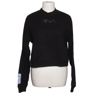 Collegetröja (Svart) från RINA Bomull, Polyester