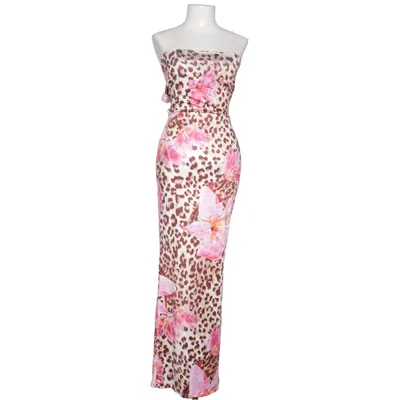 Maxikjole (Pink, Brun, Hvid) fra Fashion Nova Elastan, Polyester