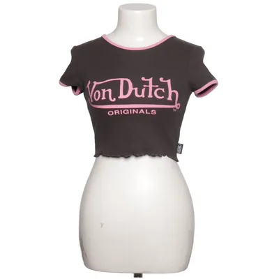 T-shirt (Gray, Pink) from Von Dutch Cotton, Elastane