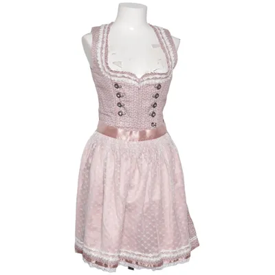 Dirndl (Roze, Wit) van Krüger Madl Katoen, Polyester
