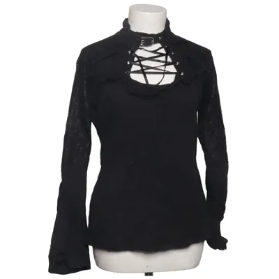 Top (Zwart) van Poizen Industries Katoen, Polyester