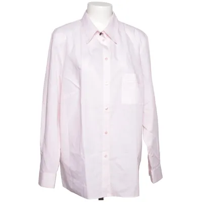 Shirt (Pink, White) from Erfo Cotton, Polyester