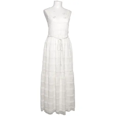 Maxi jurk (Wit) van Vitamina Elastaan, Polyester, Viscose