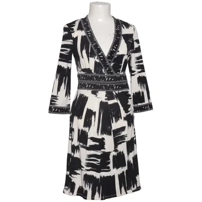 Wrap dress (Black, White) from Manoukian Elastane, Polyester