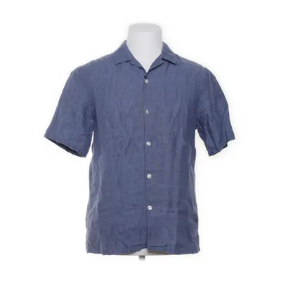Short sleeve shirt (Blue) from Bläck Linen