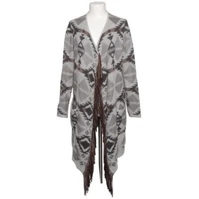 Cardigan (Grå, Brun) fra Charles Vögele Akryl, Polyester, Uld