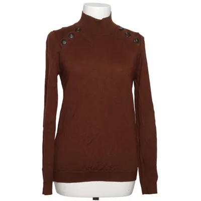 Rollkragenpullover (Braun) von La Maille Sézane Merinowolle