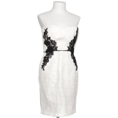 Cocktailklänning (Vit, Svart) från Elise Ryan Bomull, Elastan, Nylon, Polyester