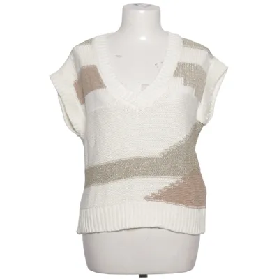 Pullunder (Weiß, Gold, Beige) von Yaya Women Acryl, Baumwolle, Metallfaser, Polyamid