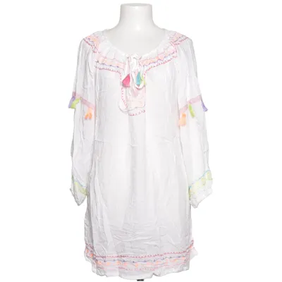 Strandkjole (Hvid, Flerfarvet) fra Hot Lava Viscose
