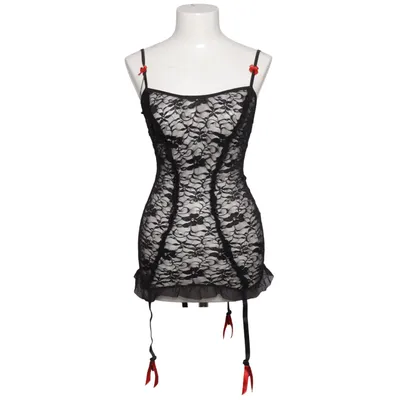 Negligee (Black, Red) from Sanselle Elastane, Polyamide