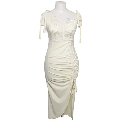 Robe de cocktail (Beige) de Zaful Élasthane, Polyester