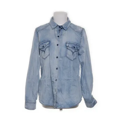 Jeansskjorta (Blå) från Honey Bee Blue Ull