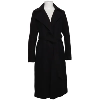 Coat (Black) from H&M Polyester, Elastane, Viscose
