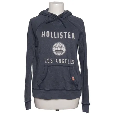 Hoodie (Blue) from Hollister Cotton, Polyester