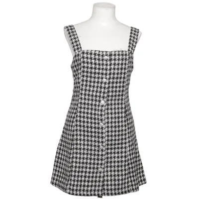 Dress (Black, White) from Daphnea Polyester