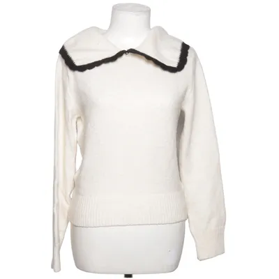 Sweater (White, Black) from adL Acrylic, Polyester
