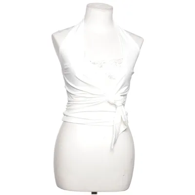 Halter neck top (White) from White Fox Elastane, Polyamide, Polyester