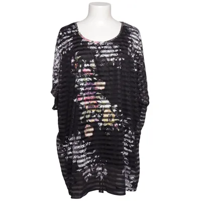 Top (Black, Multicolored) from Thea Elastane, Polyester, Viscose
