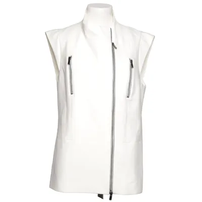 Cardigan (White) from Lauren Vidal Acetate, Elastane, Polyester, Viscose