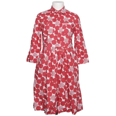 Shirt dress (Red, White, Multicolored) from Rosso 35 Cotton