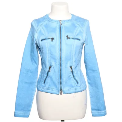 Jacket (Blue) from Best Connections Cotton, Elastane, Polyester