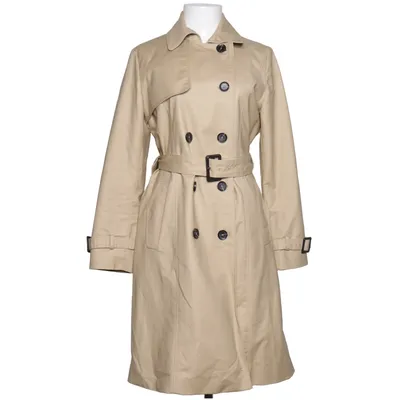 Trench coat (Beige) from Mango Cotton, Elastane, Polyester