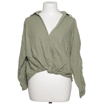 Shirt (Green) from Zara Linen, Viscose
