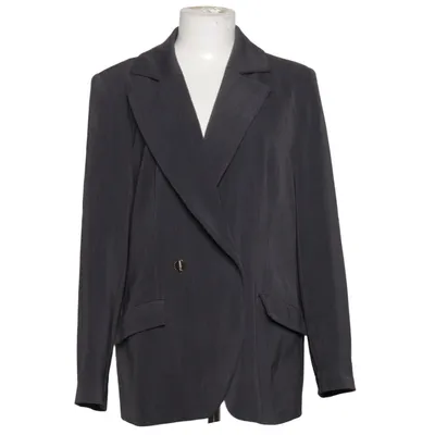 Blazer (Gray) from Damart Polyester, Wool