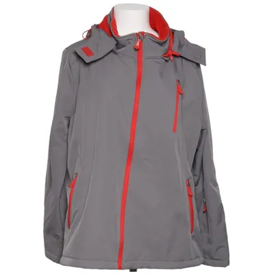 Outdoor jacket (Gray, Red) from Janina Elastane, Polyester
