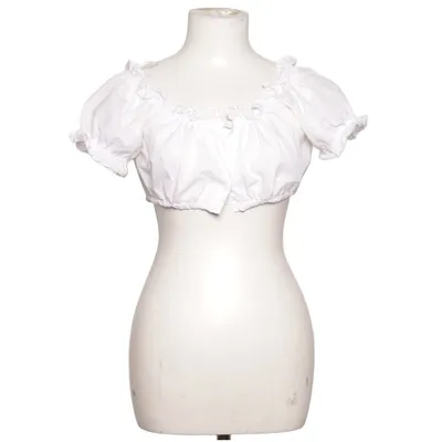 Dirndlblus (Vit) från Hess Frackmann Bomull, Polyester