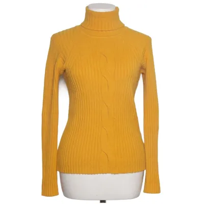 Turtleneck (Gul) fra Anna Ellis Kashmir, Viscose, Uld