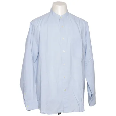 Skjorte (Blå) fra Eddie Bauer Bomuld, Linned