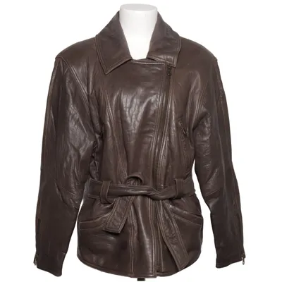Leren jack (Grijs) van Cruse Leer, Polyester