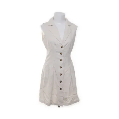 Skjortklänning (Beige) från Rihoas Bomull, Linne, Polyester